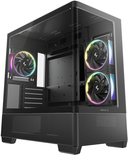 Купить Корпус DEEPCOOL CG380U 3F [R-CG380U-BKAGM3-G] черный в интернет-магазине DNS. Характеристики, цена DEEPCOOL CG380U 3F | 5655238.