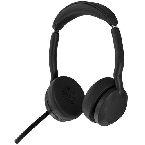 Купить Беспроводные наушники Jabra Evolve2 55  черный 2023 в интернет-магазине DNS. Характеристики, цена Jabra Evolve2 55 | 5478299.