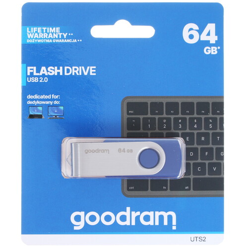 Купить Память USB Flash 64 ГБ Goodram UTS2 [UTS2-0640NBR11] в интернет-магазине DNS. Характеристики, цена Goodram UTS2 | 1625251.