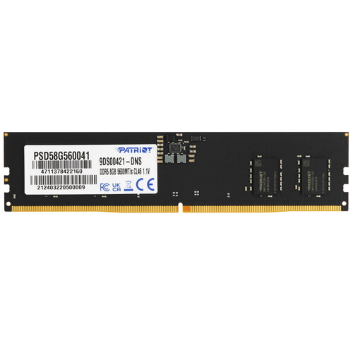 Купить Оперативная память Patriot Signature [PSD58G560041] 8 ГБ в интернет-магазине DNS. Характеристики, цена Patriot Signature | 5094758.