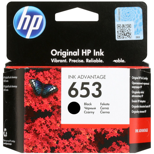 Купить Картридж HP 653 (3YM75AE) черный в интернет-магазине DNS. Характеристики, цена HP 653 (3YM75AE) | 1679044.