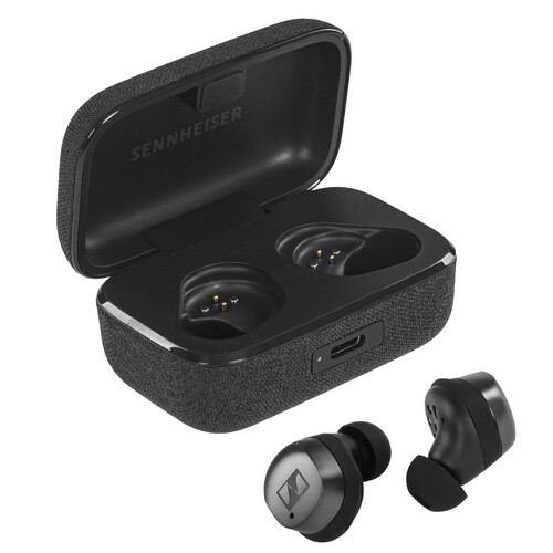 Купить Наушники TWS Sennheiser MOMENTUM True Wireless 4  черный 2024 в интернет-магазине DNS. Характеристики, цена Sennheiser MOMENTUM True Wireless 4 | 5478607.
