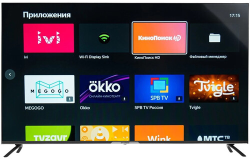 Купить 55" (140 см) Телевизор Hyundai H-LED55BU7003 черный в интернет-магазине DNS. Характеристики, цена Hyundai H-LED55BU7003 | 9919793.