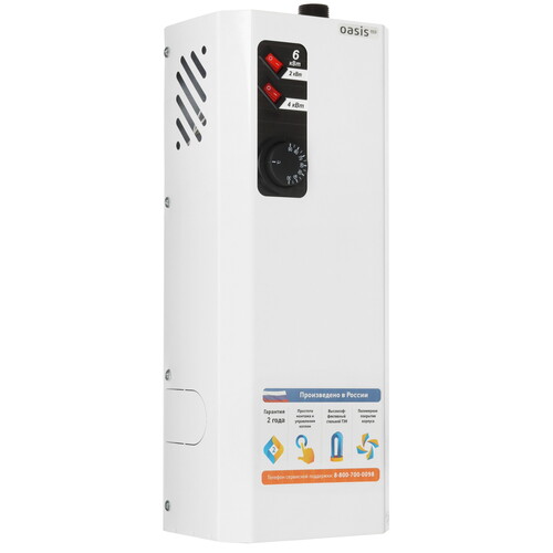 Купить Электрический котел Oasis Eco KN-6 6 кВт в интернет-магазине DNS. Характеристики, цена Oasis Eco KN-6 | 9027023.