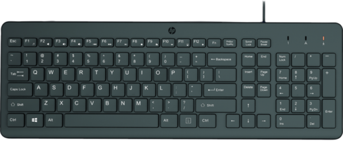 Купить Клавиатура  проводная HP 150 в интернет-магазине DNS. Характеристики, цена HP 150 | 9239308.