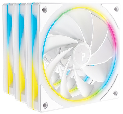 Купить Комплект реверсных вентиляторов DEEPCOOL FL12R SE WH 3IN1 [R-FL12RSE-WHAPN3-G] белый в интернет-магазине DNS. Характеристики, цена DEEPCOOL FL12R SE WH 3IN1 | 5641370.