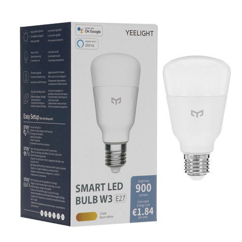 Купить Умная светодиодная лампа Yeelight Smart LED Bulb W3 White в интернет-магазине DNS. Характеристики, цена Yeelight Smart LED Bulb W3 White | 5324259.