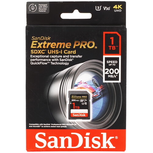 Купить Карта памяти SanDisk Extreme Pro SDXC 1000 ГБ [SDSDXXD-1T00-GN4IN] в интернет-магазине DNS. Характеристики, цена  | 9102926.