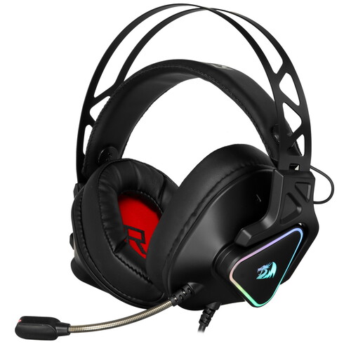 Купить Проводные наушники Redragon Cadmus RGB  черный 2024 в интернет-магазине DNS. Характеристики, цена Redragon Cadmus RGB | 5463203.
