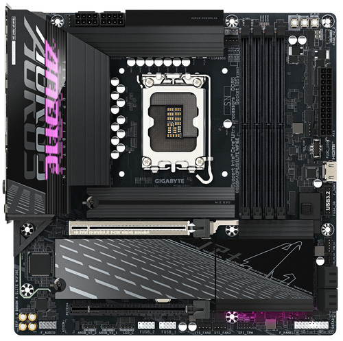 Купить Материнская плата GIGABYTE B860M AORUS ELITE WIFI6E в интернет-магазине DNS. Характеристики, цена GIGABYTE B860M AORUS ELITE WIFI6E | 5615211.
