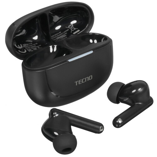 Купить Наушники TWS Tecno Buds 4 Air  черный 2024 в интернет-магазине DNS. Характеристики, цена Tecno Buds 4 Air | 5484939.
