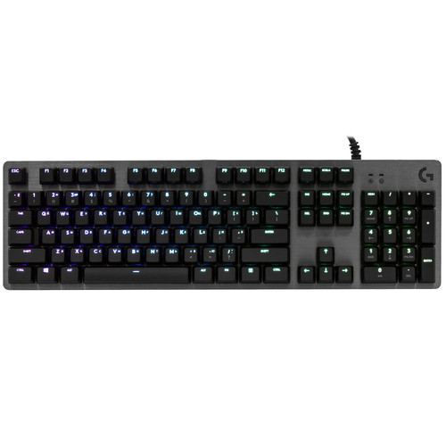 Купить Клавиатура  проводная Logitech G512 Carbon цвет черный в интернет-магазине DNS. Характеристики, цена Logitech G512 Carbon | 5422356.