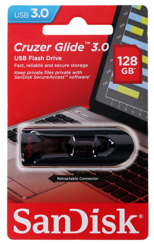Купить Память USB Flash 128 ГБ SanDisk Cruzer Glide [SDCZ600-128G-G35] в интернет-магазине DNS. Характеристики, цена SanDisk Cruzer Glide | 1030123.