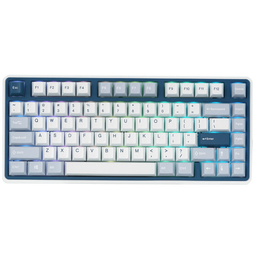 Купить Клавиатура  проводная + беспроводная Varmilo VXT81 Bluebell цвет синий в интернет-магазине DNS. Характеристики, цена Varmilo VXT81 Bluebell | 5486639.