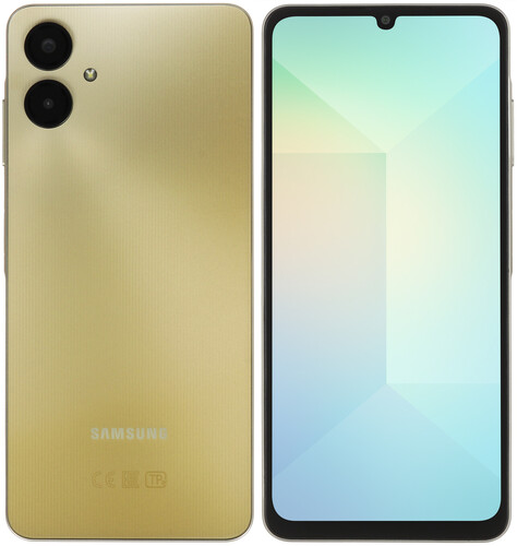 Купить 6.7" Смартфон Samsung Galaxy A06 128 ГБ золотистый в интернет-магазине DNS. Характеристики, цена Samsung Galaxy A06 | 9155050.