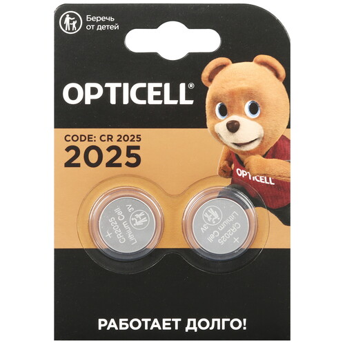 Купить Батарейка Opticell CR2025 в интернет-магазине DNS. Характеристики, цена Opticell | 5452814.
