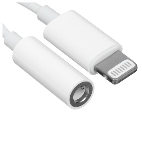 Купить Кабель   Apple Lightning - jack 3.5 мм белый в интернет-магазине DNS. Характеристики, цена  | 5066924.