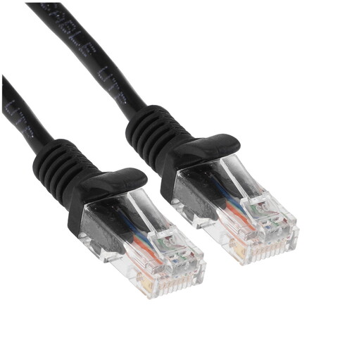 Купить Патч-корд Cablexpert PP12-0.5M/BK в интернет-магазине DNS. Характеристики, цена Cablexpert PP12-0.5M/BK | 9154474.