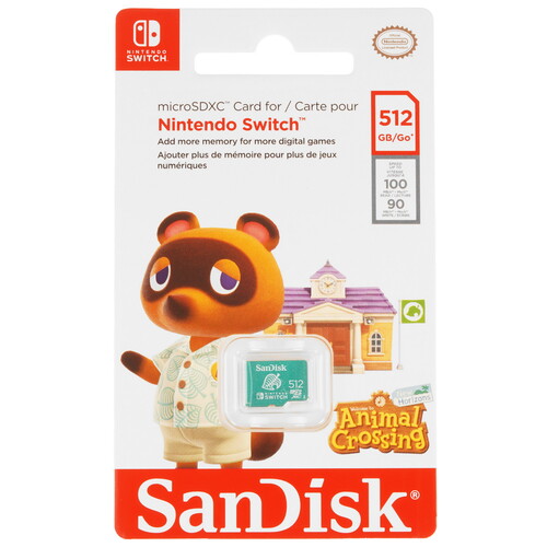 Купить Карта памяти SanDisk for Nintendo Switch microSDXC 512 ГБ [SDSQXAO-512G-GN3ZN] в интернет-магазине DNS. Характеристики, цена  | 5470851.
