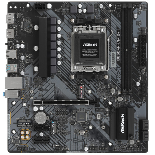 Купить Материнская плата ASRock B650M-H/M.2+ в интернет-магазине DNS. Характеристики, цена ASRock B650M-H/M.2+ | 5454933.