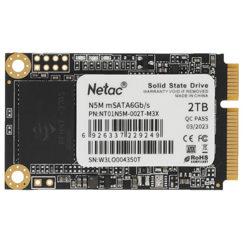 Купить 2048 ГБ MSATA накопитель Netac N5M [NT01N5M-002T-M3X] в интернет-магазине DNS. Характеристики, цена Netac N5M | 9904055.