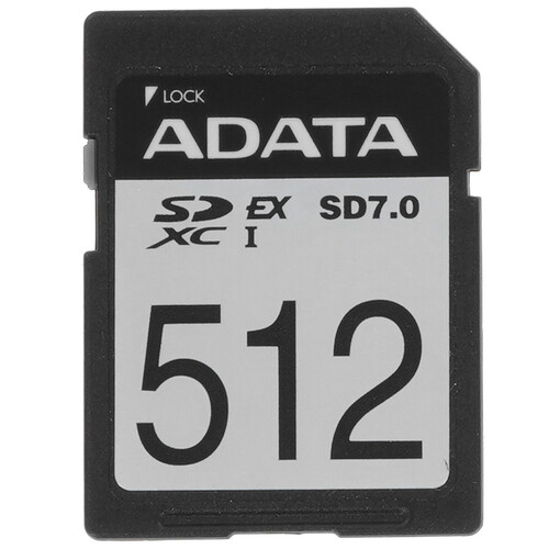 Купить Карта памяти ADATA Premier Extreme SDXC 512 ГБ [ASD512GEX3L1-C] в интернет-магазине DNS. Характеристики, цена  | 5446200.