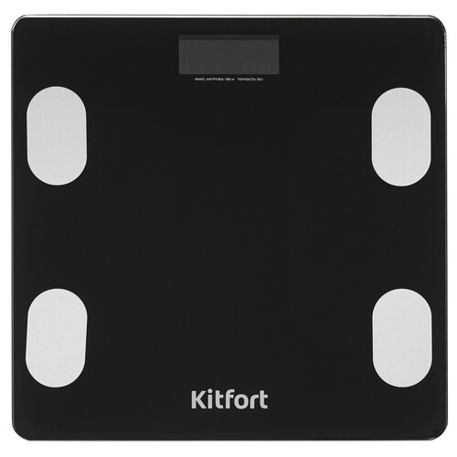 Купить Весы Kitfort КТ-844 серебристый, черный в интернет-магазине DNS. Характеристики, цена Kitfort КТ-844 | 9148465.