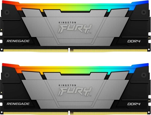Купить Оперативная память Kingston FURY Renegade RGB [KF432C16RB2AK2/64] 64 ГБ в интернет-магазине DNS. Характеристики, цена Kingston FURY Renegade RGB | 5455305.