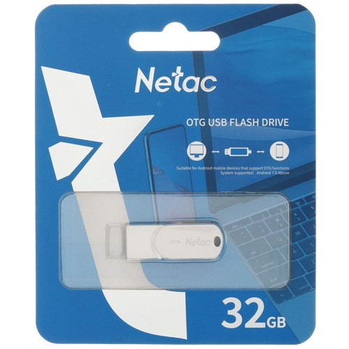 Купить Память OTG USB Flash 32 ГБ Netac U785C [NT03U785C-032G-32PN] в интернет-магазине DNS. Характеристики, цена Netac U785C | 9383739.