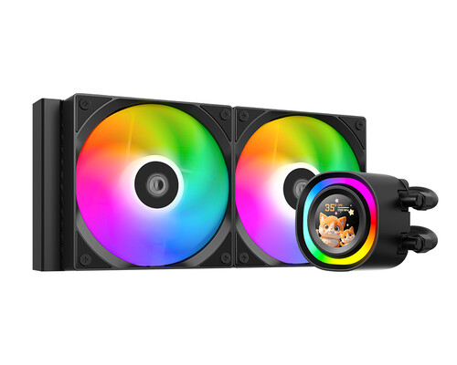 Купить Система охлаждения ID-COOLING FX240 LCD черная в интернет-магазине DNS. Характеристики, цена ID-COOLING FX240 LCD | 5636535.