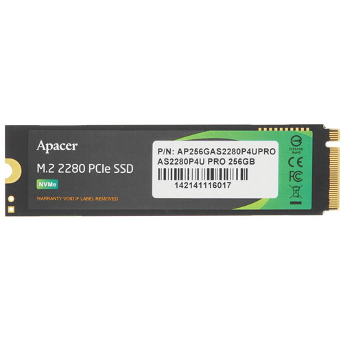 Купить 256 ГБ M.2 NVMe накопитель Apacer AS2280P4U PRO [AP256GAS2280P4UPRO-1] в интернет-магазине DNS. Характеристики, цена Apacer AS2280P4U PRO | 4876957.