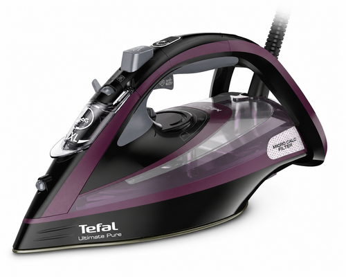Купить Утюг Tefal Ultimate Pure FV9835E0 черный в интернет-магазине DNS. Характеристики, цена Tefal Ultimate Pure FV9835E0 | 9067432.