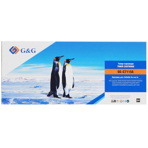 Купить Тонер-картридж лазерный G&G GG-C7115A черный в интернет-магазине DNS. Характеристики, цена G&G GG-C7115A | 9146572.