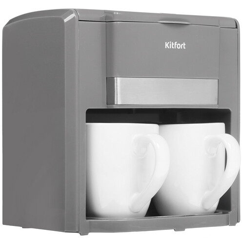 Купить Кофеварка капельная Kitfort КТ-7302 серый в интернет-магазине DNS. Характеристики, цена Kitfort КТ-7302 | 9086221.
