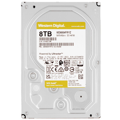 Купить 8 ТБ Жесткий диск WD Gold [WD8004FRYZ] в интернет-магазине DNS. Характеристики, цена WD Gold | 5099507.