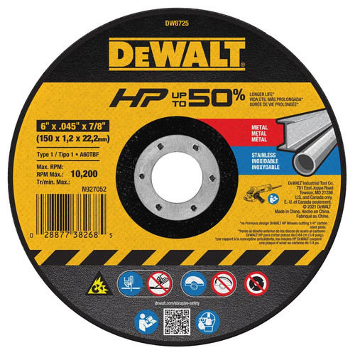 Купить Диск отрезной DeWalt DW8725 в интернет-магазине DNS. Характеристики, цена DeWalt DW8725 | 5937451.