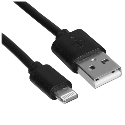 Купить Кабель Aceline Lightning 8-pin - USB Type-A черный 2 м в интернет-магазине DNS. Характеристики, цена Aceline | 9086520.