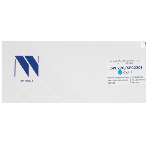 Купить Картридж лазерный NV Print NV-SPC220/SPC220E голубой в интернет-магазине DNS. Характеристики, цена NV Print NV-SPC220/SPC220E | 9926589.