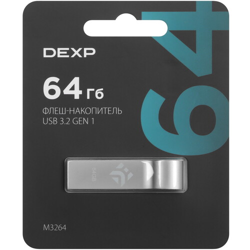 Купить Память USB Flash 64 ГБ DEXP M3264 в интернет-магазине DNS. Характеристики, цена DEXP M3264 | 5440471.