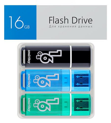 Купить Память USB Flash 16 ГБ Smartbuy Glossy [SB016GB2GSKBGSET] в интернет-магазине DNS. Характеристики, цена Smartbuy Glossy | 5916384.
