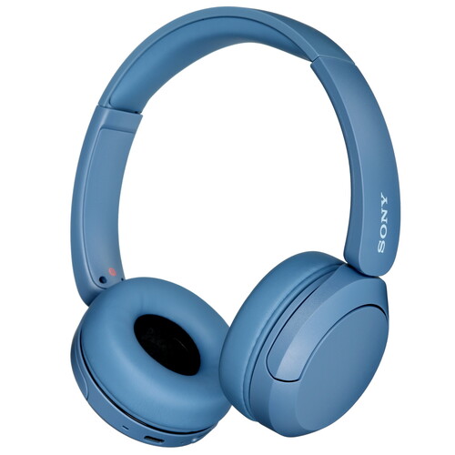 Купить Беспроводные наушники Sony WH-CH520  синий 2023 в интернет-магазине DNS. Характеристики, цена Sony WH-CH520 | 5457545.