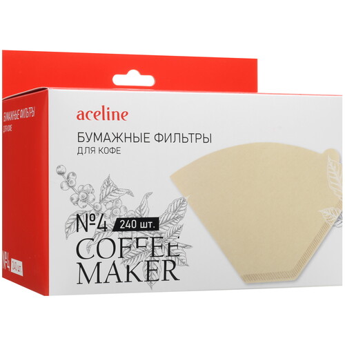 Купить Одноразовые фильтры Aceline A2OA52 №4 коричневый в интернет-магазине DNS. Характеристики, цена Aceline A2OA52 | 5053867.