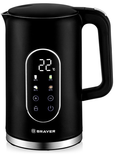 Купить Электрочайник BRAYER BR6107BK черный в интернет-магазине DNS. Характеристики, цена BRAYER BR6107BK | 9214850.