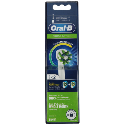 Купить Набор сменных насадок Braun Oral-B EB50RB Cross Action в интернет-магазине DNS. Характеристики, цена Braun Oral-B EB50RB Cross Action | 5414845.