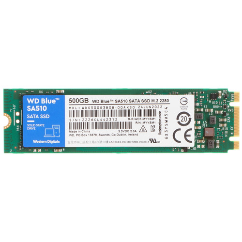 Купить 500 ГБ M.2 SATA накопитель WD Blue SA510 [WDS500G3B0B] в интернет-магазине DNS. Характеристики, цена WD Blue SA510 | 5097483.