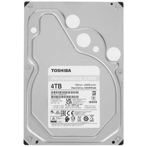 Купить 4 ТБ Жесткий диск Toshiba X300 Performance [HDWR440UZSVA] в интернет-магазине DNS. Характеристики, цена Toshiba X300 Performance | 4860998.