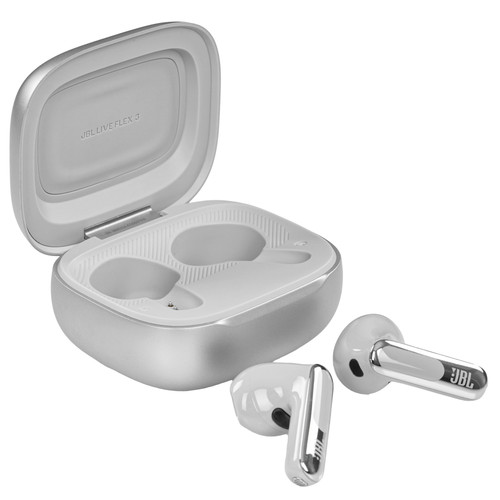 Купить Наушники TWS JBL Live Flex 3  серебристый 2024 в интернет-магазине DNS. Характеристики, цена JBL Live Flex 3 | 5474667.