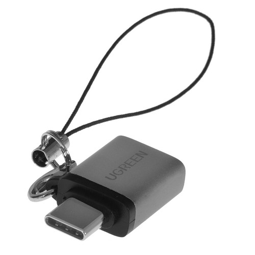 Купить Переходник Ugreen USB Type-C - USB Type-A серый в интернет-магазине DNS. Характеристики, цена Ugreen | 5025876.