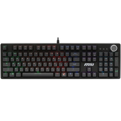 Купить Клавиатура  проводная MSI FORGE GK320 цвет черный в интернет-магазине DNS. Характеристики, цена MSI FORGE GK320 | 5641797.
