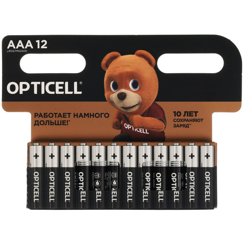 Купить Батарейка Opticell AAA (LR03/FR03) в интернет-магазине DNS. Характеристики, цена Opticell | 5648059.